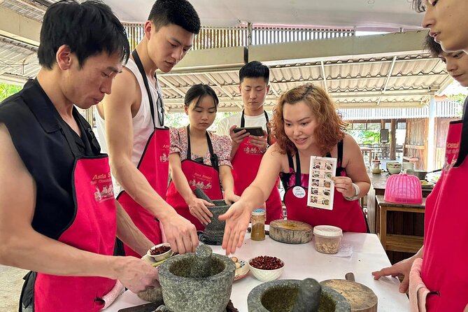 Cooking Class with Organic Farm in Chiang Mai - Cooking Stations With a Real Teaching Feel, Including Vegetarian Options