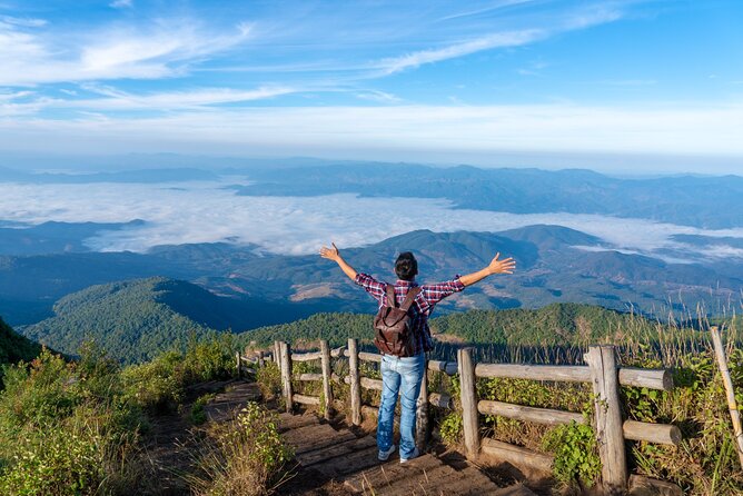 Discover Full Day Tour Doi Inthanon National Park from Chiang Mai - Stop 4, the Twin Royal Stupas: King and Queen memorials at 60 meters