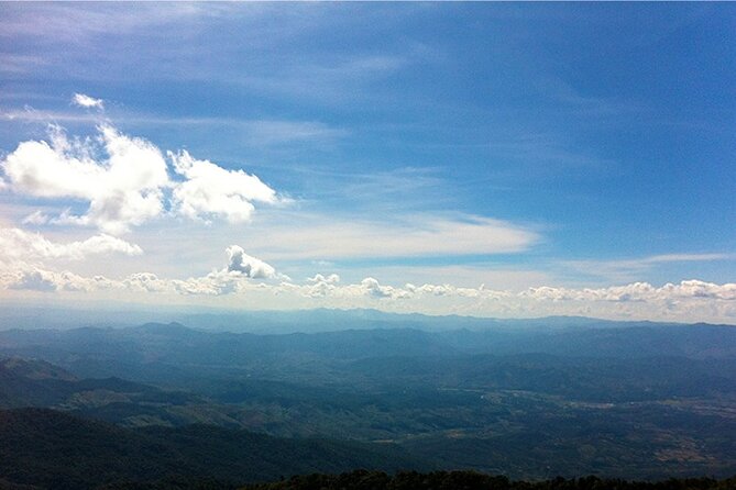 Doi Inthanon Private Trek & Lunch Tour from Chiang Mai - Twin Royal Stupas: mountain views with a calm, garden-friendly pace