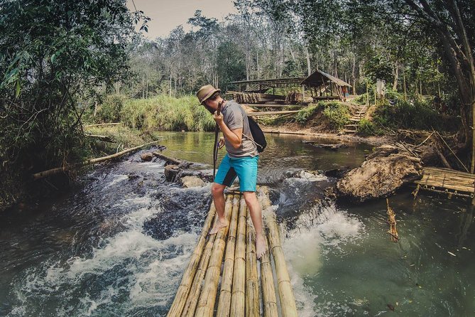 Elephant Sightings , Bamboo Rafting Through The Jungle, Swimming In a Waterfall - Stop 2: Mae Wang Waterfall Swim and Natural Massage