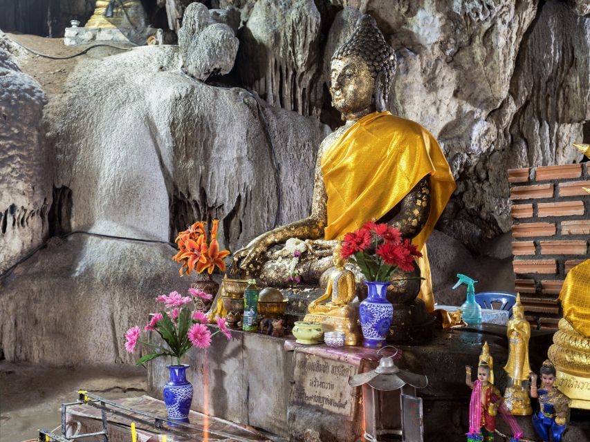 From Chiang Mai: Chiang Dao Cave Trekking Full-Day Tour - Bua Thong Sticky Waterfall: traction, ropes, and wet fun
