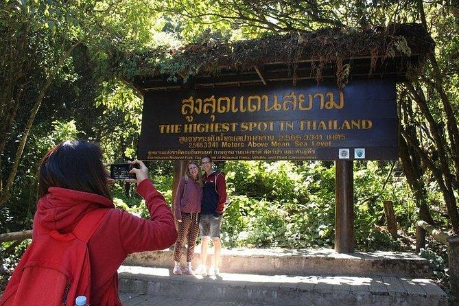 From Chiang Mai: Inthanon National Park 9-Hour Group Tour - Stop 1 at Doi Inthanon: Summit views, shrines, and Angkha Trail