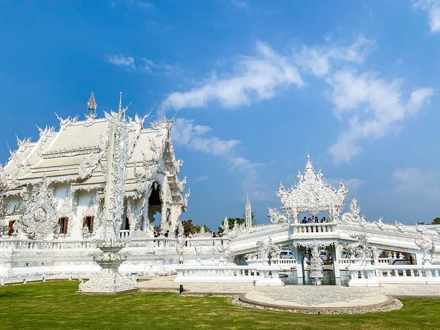 From Chiang Mai: White Temple & Golden Triangle Day Trip - Wat Rong Khun (White Temple) rules, crowds, and why the details matter