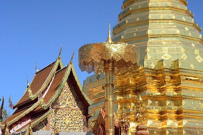 Hot! Doisuthep Temple+Wat Palad+Sticky waterfall - Stop 1, Wat Phra That Doi Suthep: Lanna symbolism in one visit