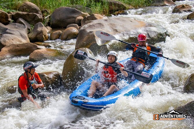 Inflatable Kayaking and ATV Adventure - Safety is the selling point, not an add-on