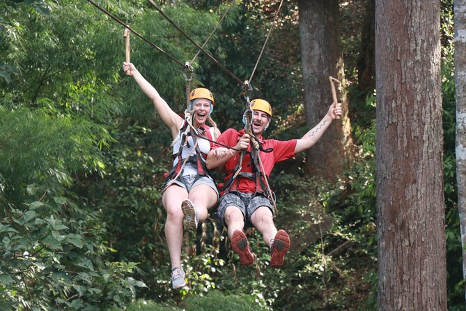 Jungle Flight Zipline Adventure From Chiang Mai - What you ride: 34 platforms, 22 ziplines, and a roller-coaster option