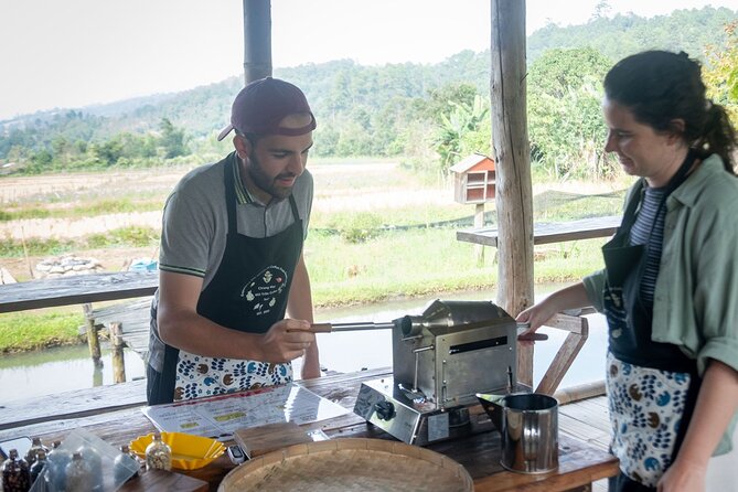 Off the Map Chiang Mai Jungle Coffee Trek Roast and Brew - V60 pour-over workshop, where technique matters