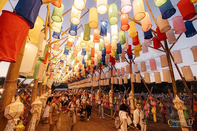 Official Ticket for Chiangmai CAD Khomloy Sky Lantern Festival - The big launch at 20:15: how to get the moment and keep it safe