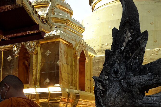 Old city & temples tour + Doi Suthep temple & famous CNX. lunch - Doi Suthep and the Golden Pagoda on the Mountain Peak