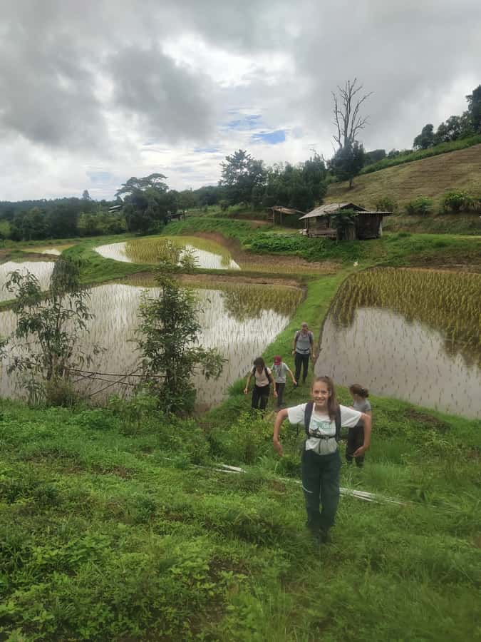 One Day Non Tourist Trek 100% Guarantee - Hill Tribe Family Visit and the Waterfall Swim Moment