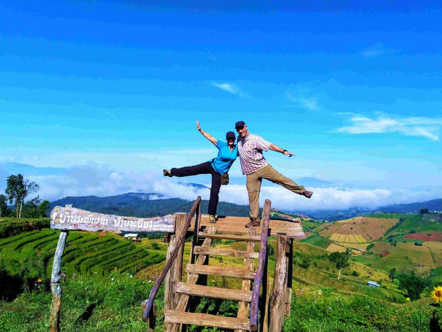 Pa Pong Piang - Day 1: from markets and organic coffee to three waterfalls