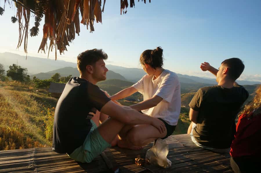 Pa Pong Piang - The waterfall and walking breaks: when the schedule feels tight