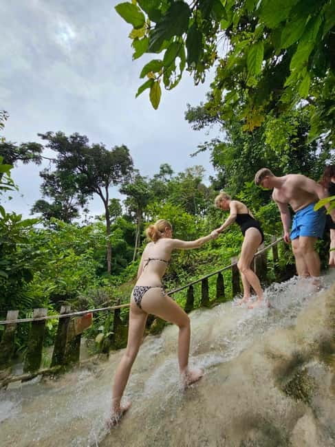 Private : Sticky Waterfall & Secret Temple & Karen Village. - Secret Temple in the Forest Cave: Naga Steps and Quiet Buddha Moments