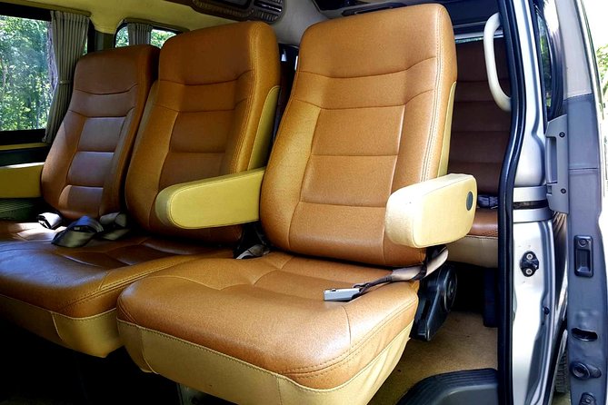 Private Transport: Air Conditioned Mini Van - Driver-only service vs having a tour guide