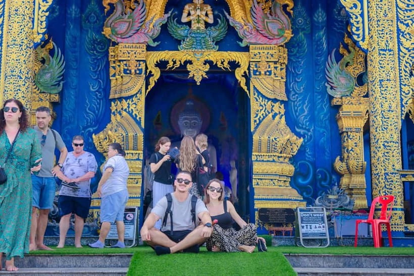 Red, Blue, White Temples & Hot Spring Trip from Chiang Mai - Pickup from Chiang Mai Old Town, then straight onto the road