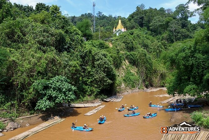 River Float and ATV Adventure - Kayaking the Mae Taeng River: 8 km on inflatable boats