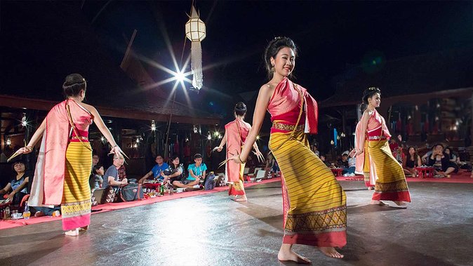 Traditional Khum Khantoke Dinner & Dance Show at Chiang Mai with Return Transfer - Air-conditioned comfort for a 3-hour evening plan