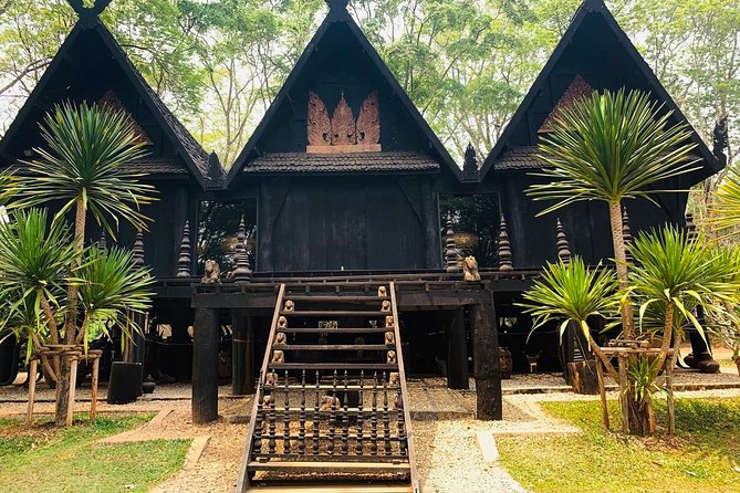 White Temple, Black House Museum and Hot Spring Tour from Chiang Mai - Baan Dam Museum, Black House: strange interiors and bone displays, explained by context