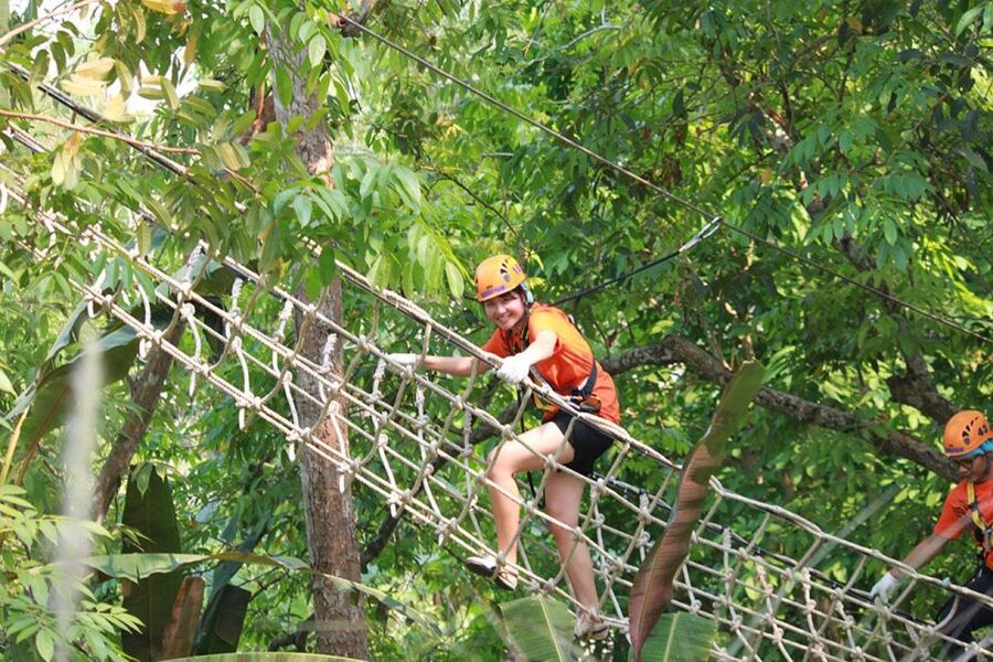 Zipline Experience in Chiang Mai - Phoenix Adventure Park, 24 platforms, and a 1000-meter main line
