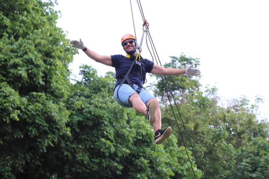 Zipline Experience in Chiang Mai - Eco-conscious design: flying above ancient trees, not through them
